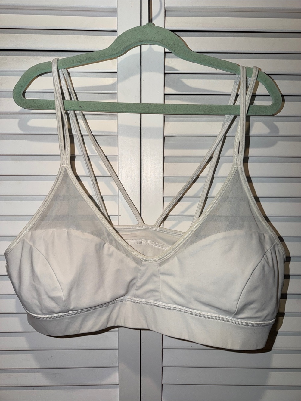 lululemon athletica Cream Strappy Wireless Bralette